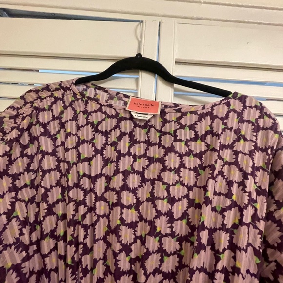 Purple Midi Sundress with Dolman Sleeves for Wedding Guest - Picture 8 of 8